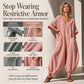 Zomerse, ruimvallende jumpsuit met V-hals voor dames