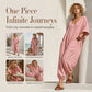 Zomerse, ruimvallende jumpsuit met V-hals voor dames