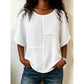 Minimalistische casual blouse voor dames