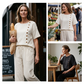⌛Tijdelijke aanbieding – Zomerse casual 2-delige set voor dames