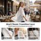 Loszittend chiffon vest met open voorkant voor dames