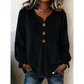 Casual blouse met V-hals en losse pasvorm voor dames