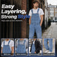 Heren-overalls van denim met klassieke pasvorm