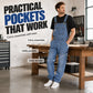 Heren-overalls van denim met klassieke pasvorm