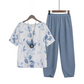 Moeiteloze set met bedrukte T-shirts