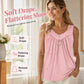 Gedrukte mouwloze top voor dames met knoopdetails