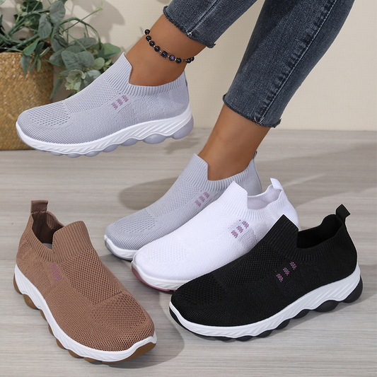 Ademende wandelschoenen voor dames (slip-ons)