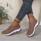 Ademende wandelschoenen voor dames (slip-ons)