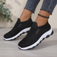 Ademende wandelschoenen voor dames (slip-ons)