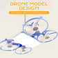 E27-drone-modelventilatorklamp met 3 snelheden en afstandsbediening