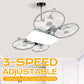 E27-drone-modelventilatorklamp met 3 snelheden en afstandsbediening