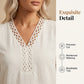 🔥Uitverkoop op de laatste dag – Set met V-hals top met korte mouwen en korte broek voor dames