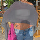 🌺Zomerse uitverkoop: 50% KORTING💐Geholde gebreide sjaal-poncho voor dames