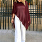 🌺Zomerse uitverkoop: 50% KORTING💐Geholde gebreide sjaal-poncho voor dames