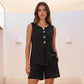 Casual tweedelige zomerse outfit voor dames
