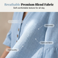 👔 Veelzijdige blouse met korte mouwen en V-hals — Lichtgewicht en ademend