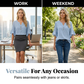 👔 Veelzijdige blouse met korte mouwen en V-hals — Lichtgewicht en ademend