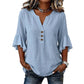 👔 Veelzijdige blouse met korte mouwen en V-hals — Lichtgewicht en ademend