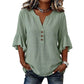 👔 Veelzijdige blouse met korte mouwen en V-hals — Lichtgewicht en ademend