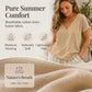 👕☀️🌿 TIJDELIJKE AANBIEDING: 50% KORTING! Dames-T-shirt met V-hals voor de zomer – Zachte, ademende en lichte katoenmix – Perfect voor ontspannen dagen, boodschappen of relaxte weekendochtenden 🌸😌