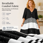 Zomerse maxi-jurk met V-hals en knoopsluiting voor dames