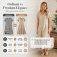 🔥 50% KORTING! 👗 Maxi-jurk van linnenmix – Ademend, kreukvrij en elegant voor warme dagen ✨
