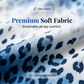 Tweedelige outfit voor dames met open schouders, in kleurverloop en met luipaardprint