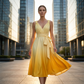 🥳 TOP TREND 2026 👗 Verloop Jurk met V-hals –Elegante pasvorm & luchtige zomerstijl🌸