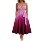 🥳 TOP TREND 2026 👗 Verloop Jurk met V-hals –Elegante pasvorm & luchtige zomerstijl🌸