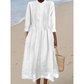 Soepelvallende overhemdjurk