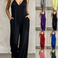 Zomerse jumpsuit met V-hals voor dames, voor een nonchalante look