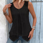 Gelaagde kanten tanktop voor dames
