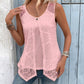 Gelaagde kanten tanktop voor dames