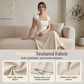 Elegante A-lijnjurk met vierkante halslijn voor dames, slank model, lange jurk