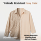 👚 TIJDELIJKE AANBIEDING: 50% KORTING! 🔥 Casual, ruimvallende abrikooskleurige damesblouse – lange mouwen, knoopsluiting en klassieke kraag – lichtgewicht en veelzijdig, geschikt voor dagelijks gebruik of op kantoor 🌸✨👔