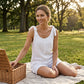 🌿 Dames Katoen-Linnen Jumpsuit Zomer 2026 Effen Kleur Met Opgenaaide Zakken, Losvallende Overalls, Grote Voorraad Voor Wish AliExpress Export
