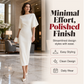 🌸👗 Dames Midi Jurk 2026 Elegant Model Met Taillering, Slankmakende Middellange Jurk voor Vrouwen, Geschikt voor Amazon Wish en Eigen Webwinkels