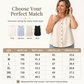 Mouwloze tanktop met knoopsluiting voor dames