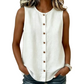 Mouwloze tanktop met knoopsluiting voor dames
