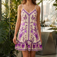 Mouwloze slipdress met bloemenprint voor dames