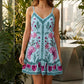 Mouwloze slipdress met bloemenprint voor dames