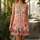 Mouwloze slipdress met bloemenprint voor dames