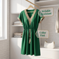 Boho-jurk met V-hals en kant voor dames