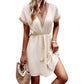 Boho-jurk met V-hals en kant voor dames