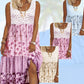 Mouwloze jurk in boho-stijl voor dames