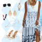 Mouwloze jurk in boho-stijl voor dames