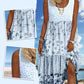 Mouwloze jurk in boho-stijl voor dames