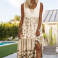 Mouwloze jurk in boho-stijl voor dames