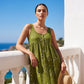 Casual mouwloze maxi-jurk voor dames