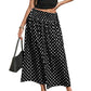 ⏳Tijdelijke aanbieding: 50% korting⏰Midi-rok met stippen voor dames🌟👗